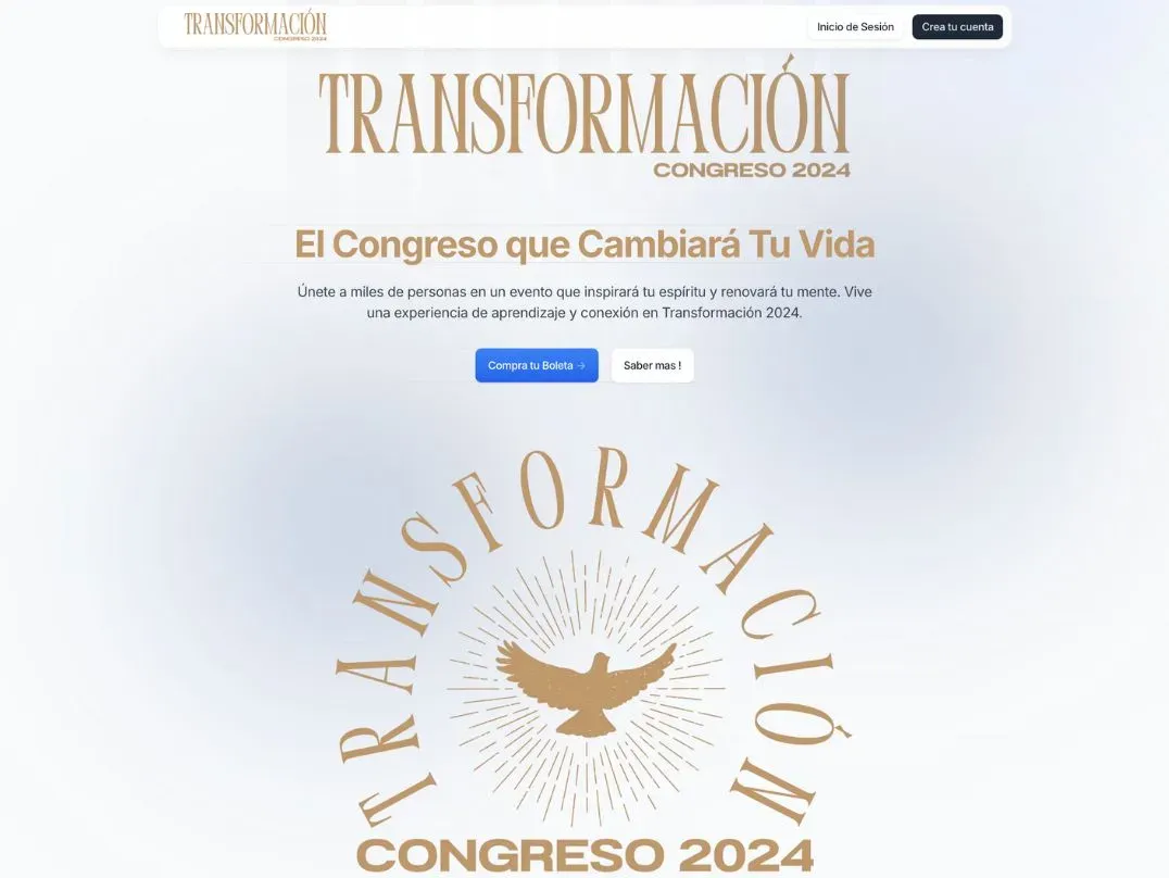 cover preview of Congreso Transformación 2024 Landing Page